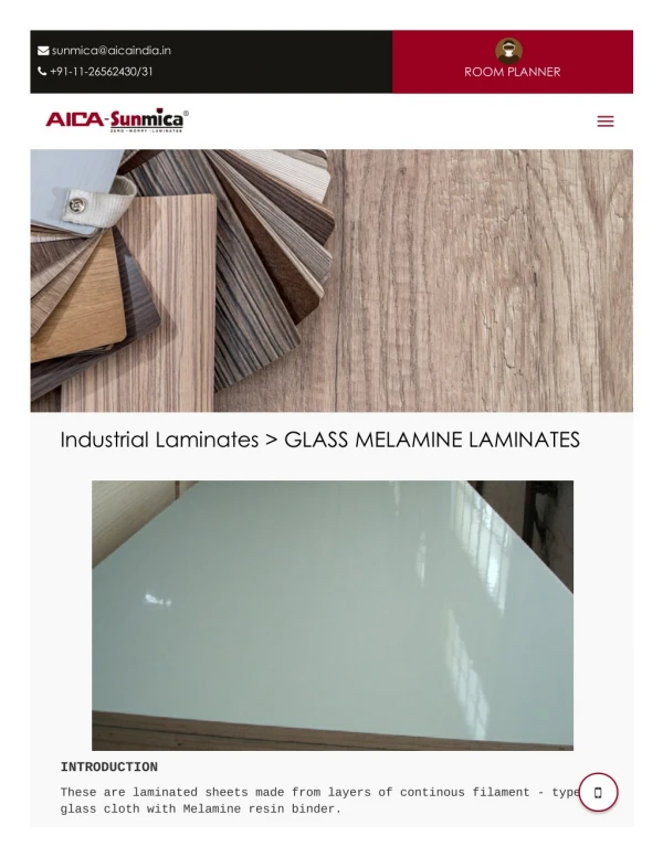 Glass Melamine Laminates | Industrial Glass Melamine Laminates – AICA Sunmica