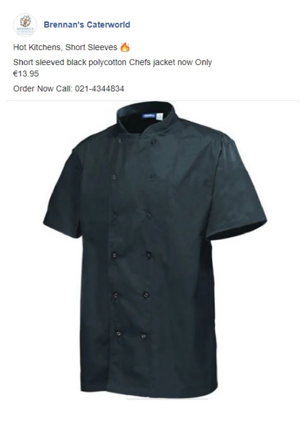Chef Uniform on Your Favourite Brands & Products -At Brennan's Caterworld