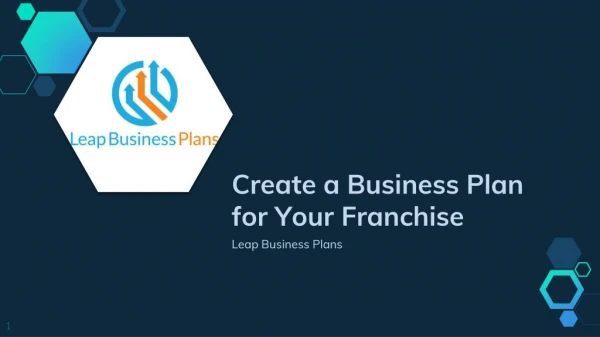 Create a Business Plan for Your Franchise