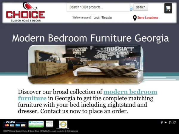 Modern Bedroom Furniture Georgia