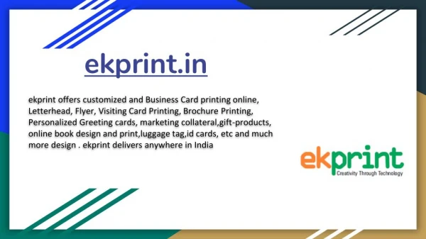 online printing solution