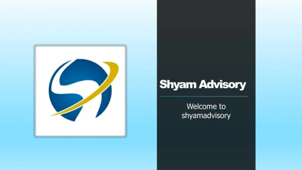 Shyam Advisory - shyamadvisory