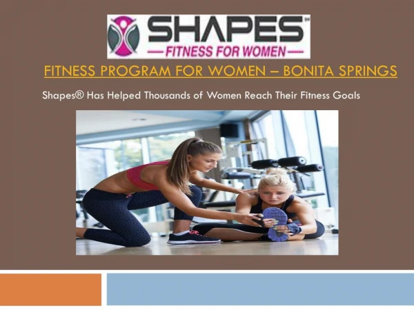 Fitness Program for Women in Bonita Springs