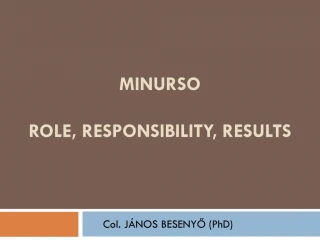 Peacekeeping mission in Western Sahara: MINURSO - slide 1