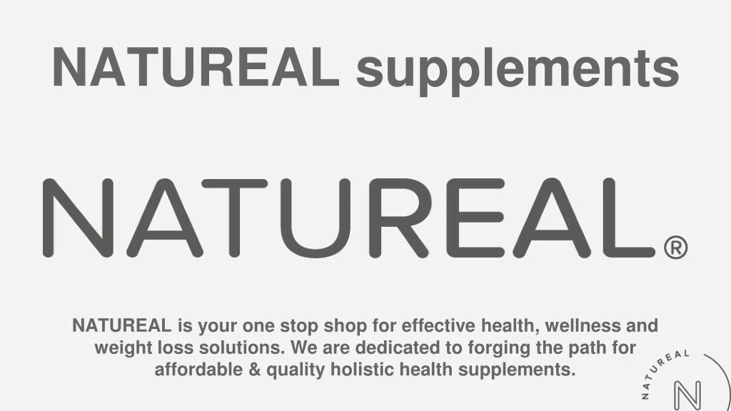 natureal supplements