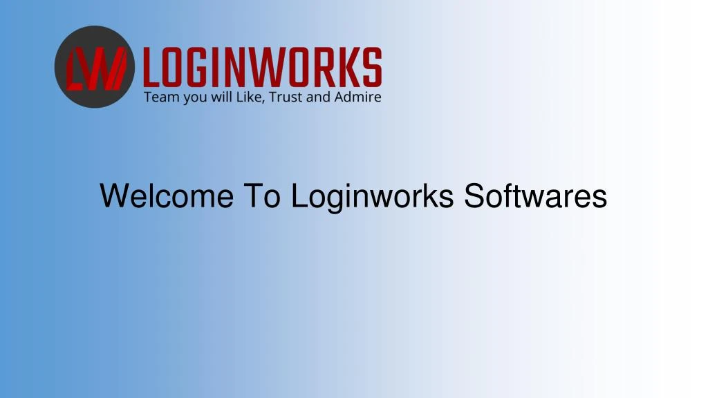 welcome to loginworks softwares