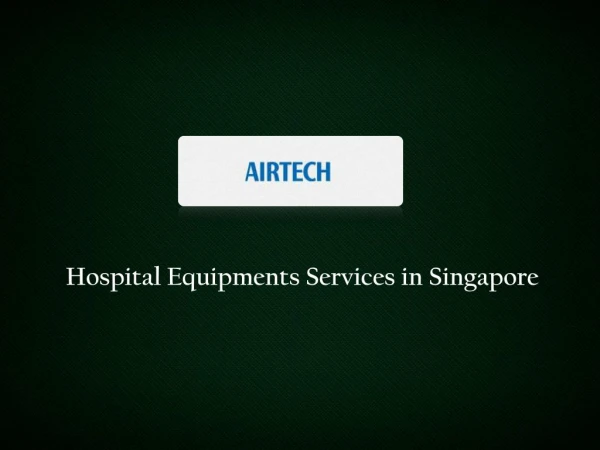 Hospital Equipments Singapore