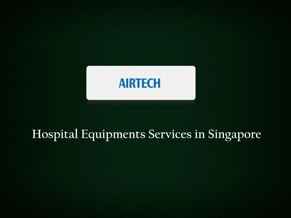 hospital equipments services in singapore