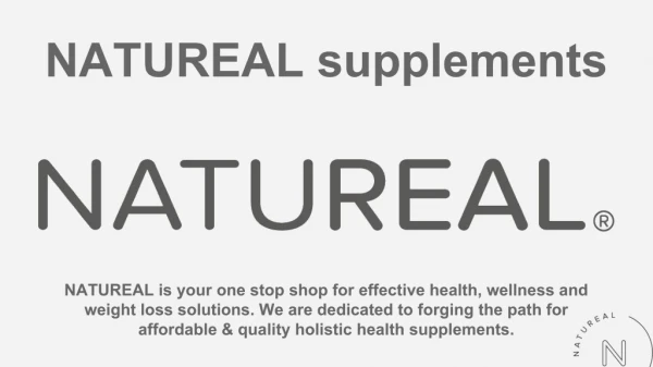 Online Supplements Store - Natu-real.com