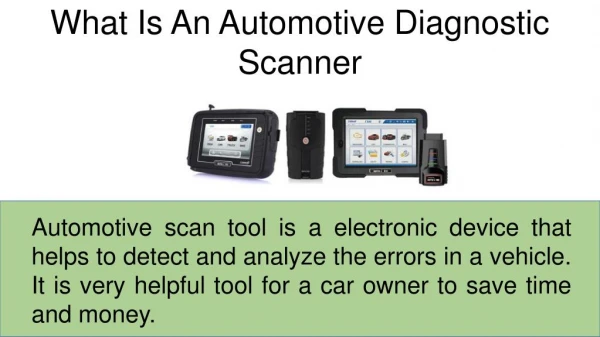 AUTO-I 100 - Multi Car Scanner