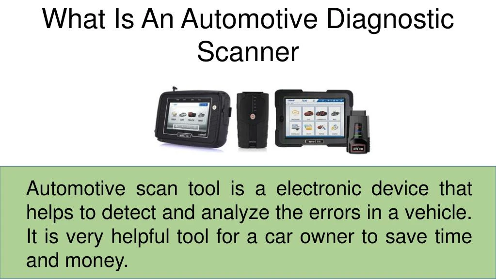 what is an automotive diagnostic scanner