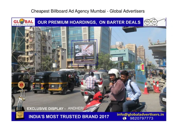 Cheapest Billboard Ad Agency Mumbai Global Advertisers