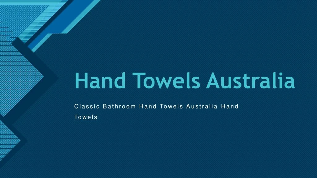 hand towels australia