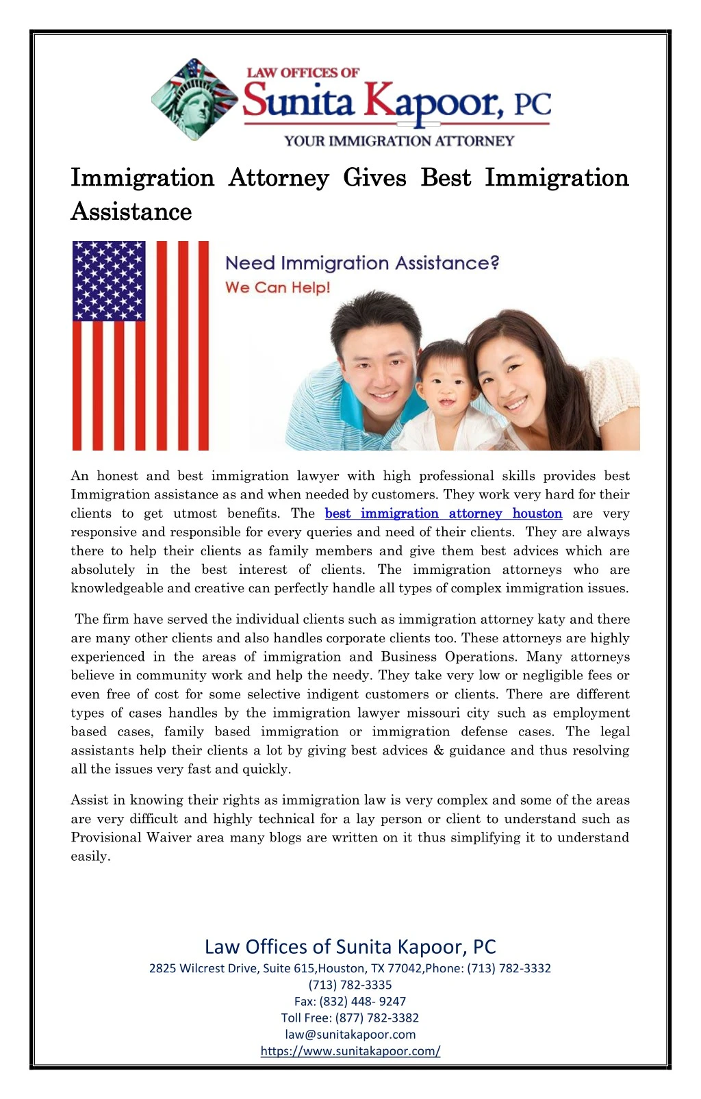 immigration attorney gives best immigration