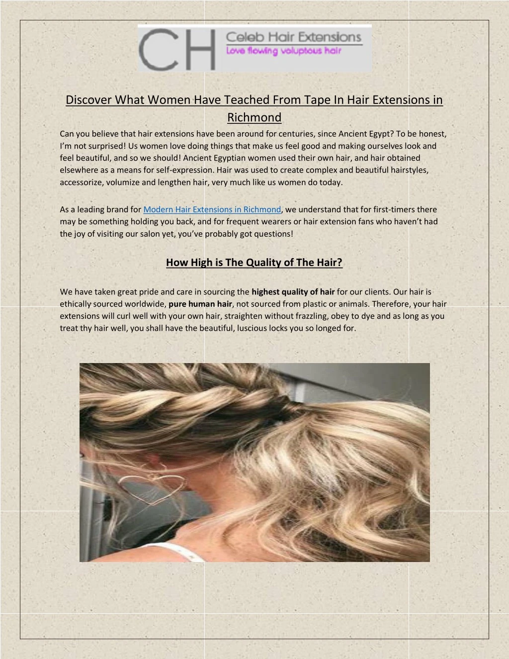 discover what women have teached from tape