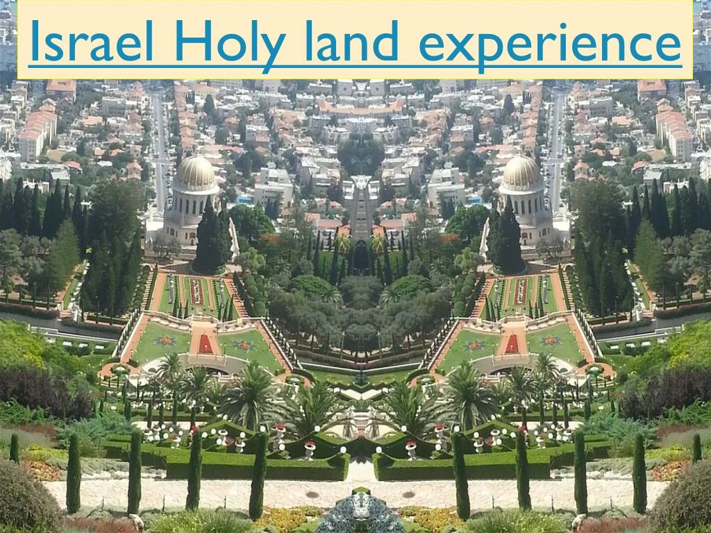 israel holy land experience