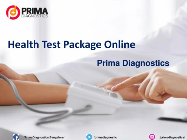 Book Male Health Test Package Online