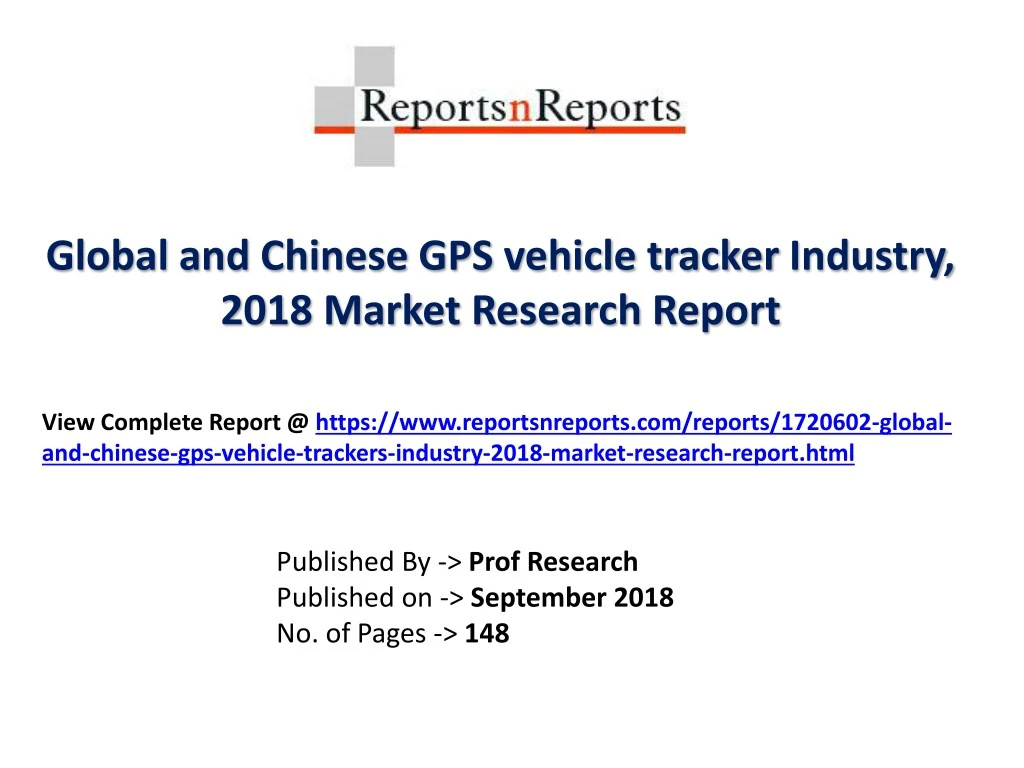 global and chinese gps vehicle tracker industry