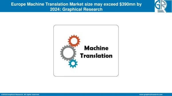 Machine Translation Market in Europe is projected to surpass $390mn by 2024
