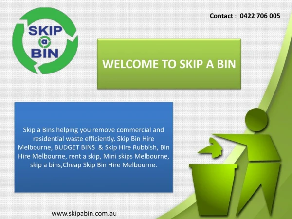 Skip a Bins | Skip Bin Hire Melbourne | Rent a Skip