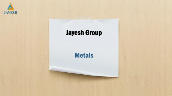 Jayesh Group Metals
