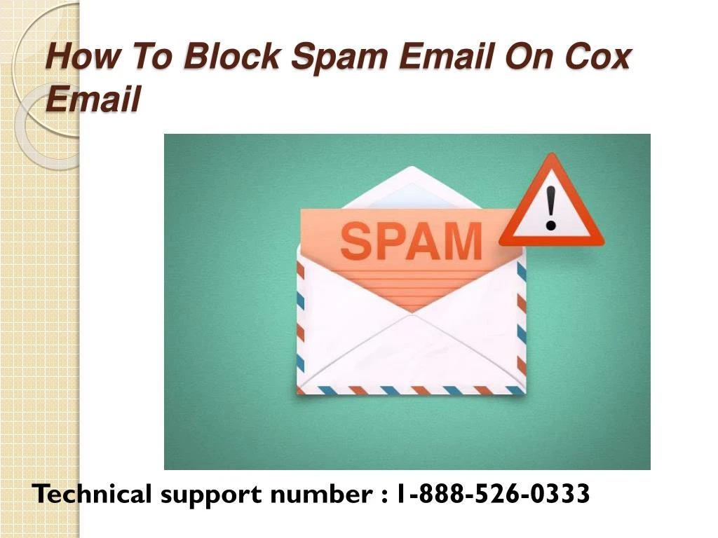 how to block spam email on cox email