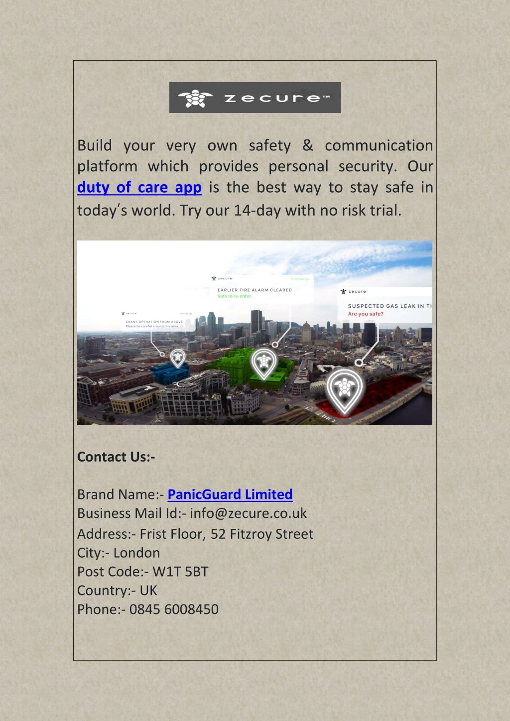 build your very own safety communication platform
