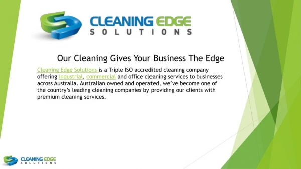 Cleaning Edge Solutions Melbourne