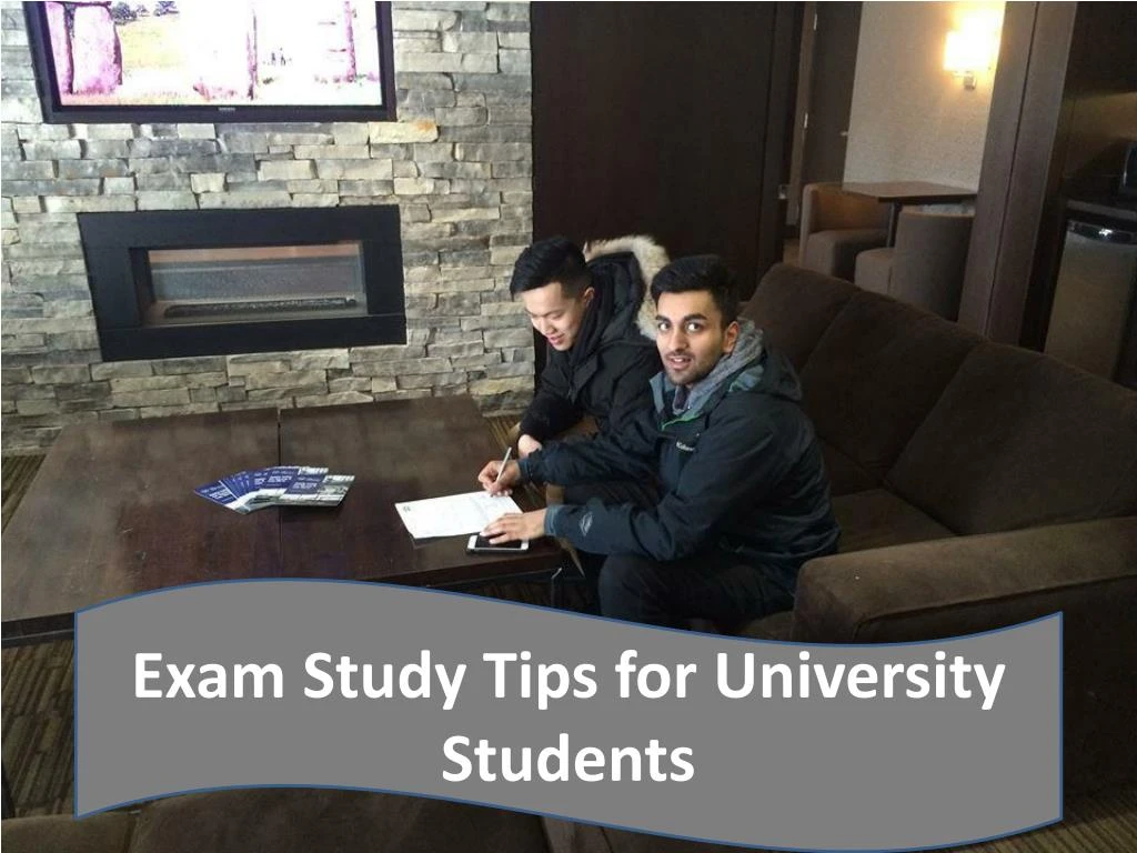 exam study tips for university students