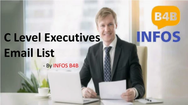 C Level Executives Email List | C Level Executives List | Infos B4B