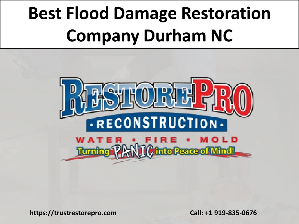 best flood damage restoration company durham nc