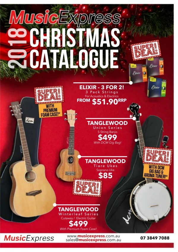 Music Express XMAS Catalogue 2018 is now published