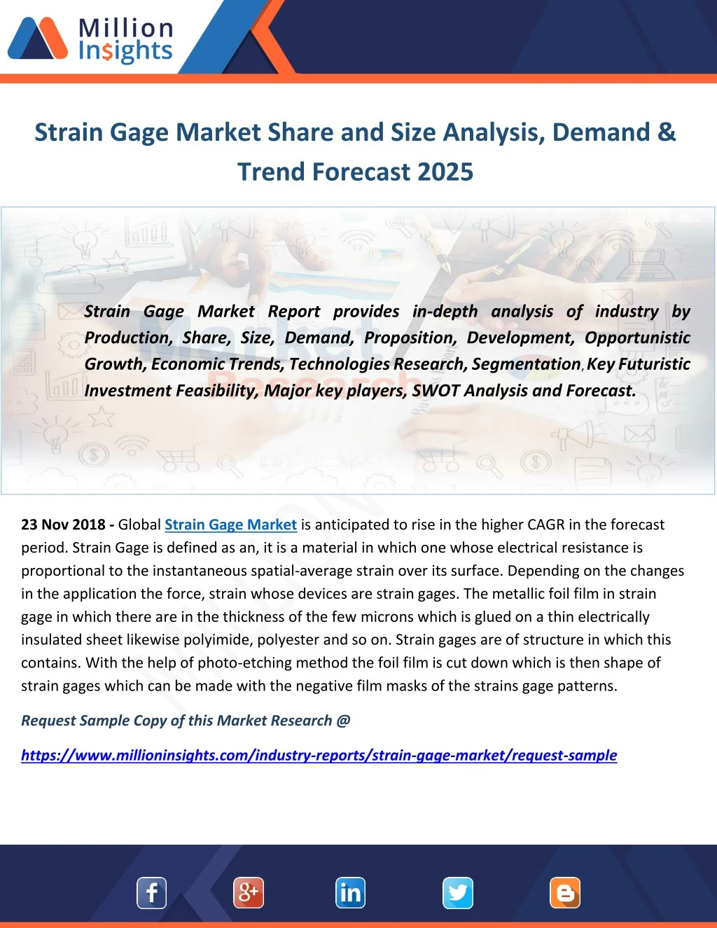 strain gage market share and size analysis demand