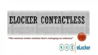 Electronic Keyless Door Locks & Smart Door Lock - Elocker