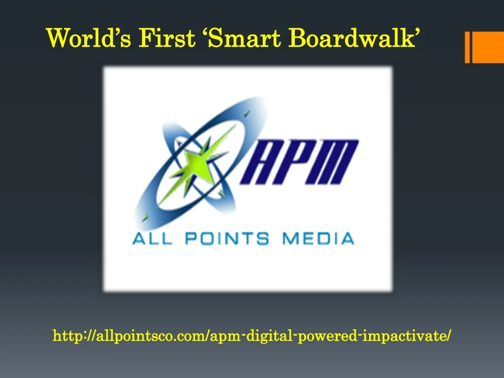 world s first smart boardwalk