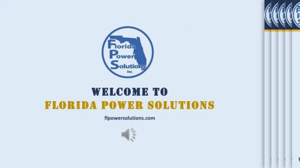 Best Power Solution for Your Home - Florida Power Solutions
