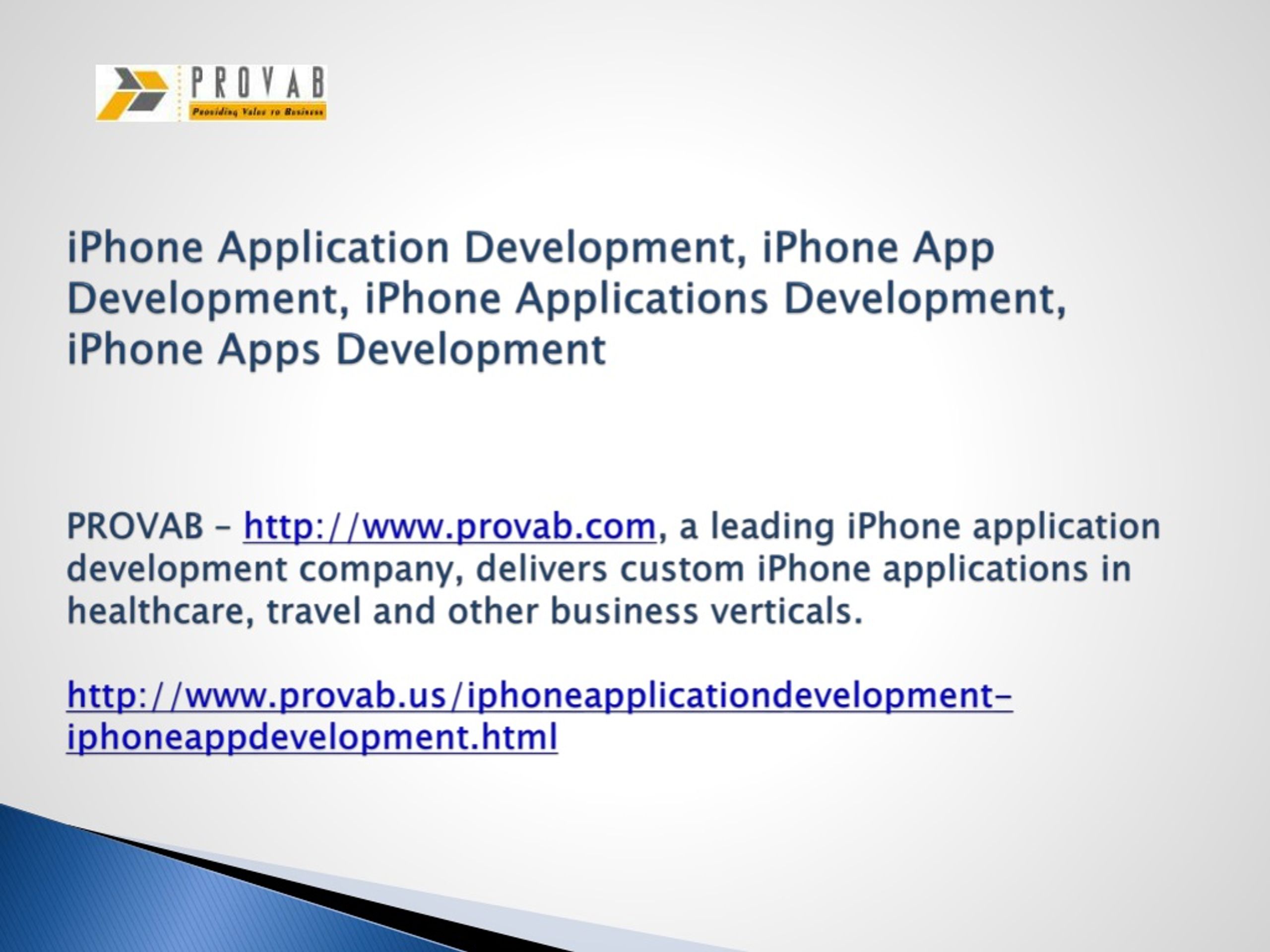 PPT - iPhone Application Development, iPhone App Development PowerPoint ...