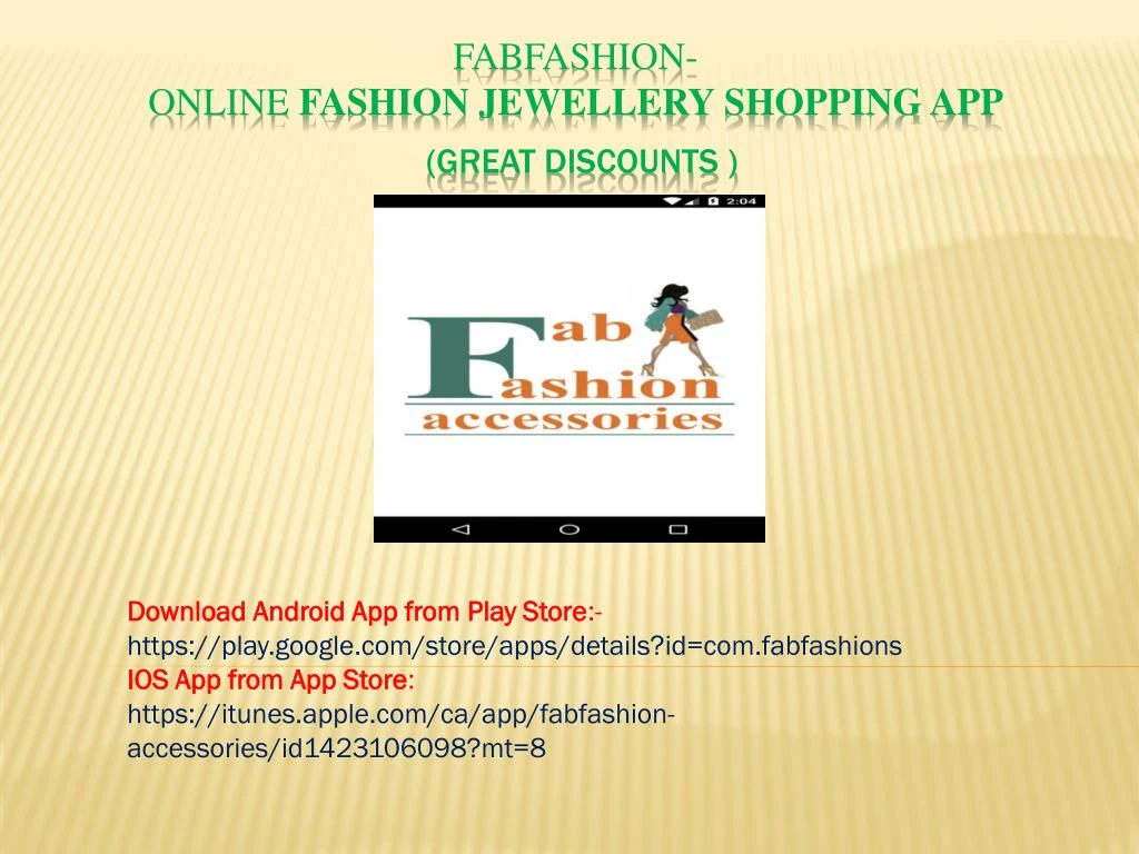 fabfashion online fashion jewellery shopping app great discounts