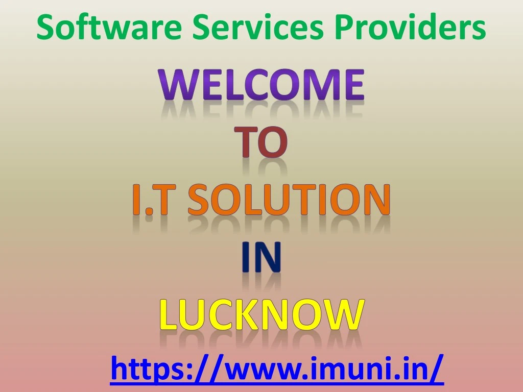 software services providers
