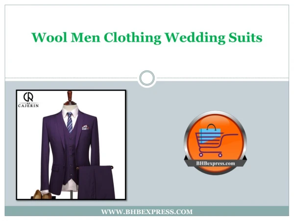 Wool Men Clothing Wedding Suits - BHBexpress.com