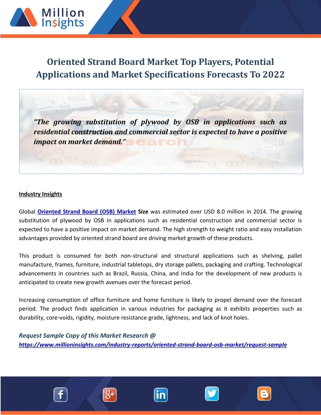 oriented strand board market top players
