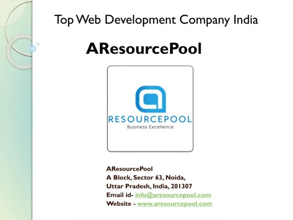 Web Development Company India - AResourcePool