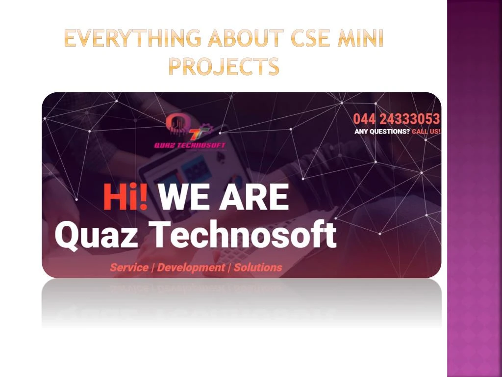 everything about cse mini projects