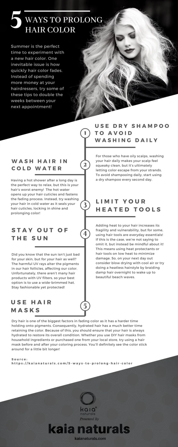 5 Ways to Prolong Hair Color