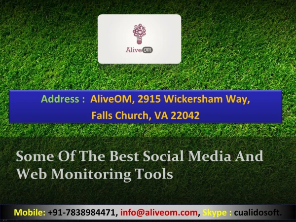 Some Of The Best Social Media And Web Monitoring Tools
