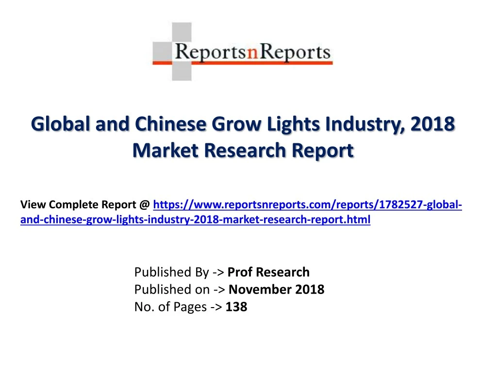 global and chinese grow lights industry 2018
