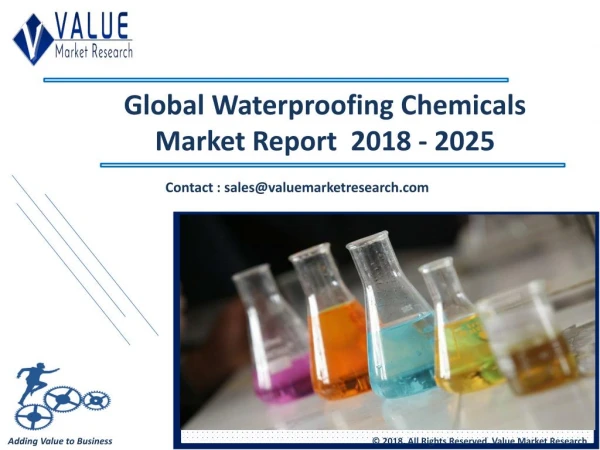 Waterproofing Chemicals Market Till 2025 Research Report | Value Market Research