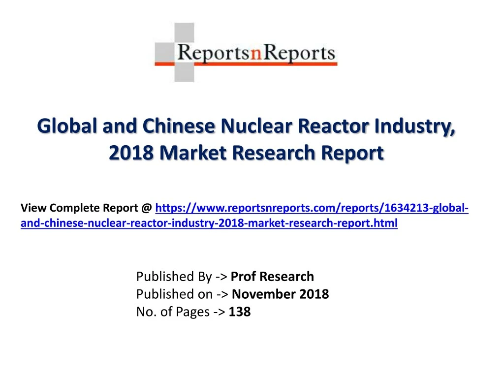 global and chinese nuclear reactor industry 2018