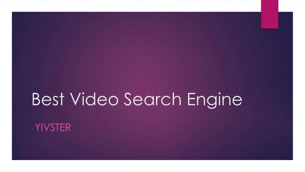 best video search engine
