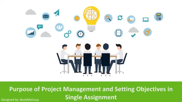 Purpose of Project Management and Setting Objectives in Single Assignment